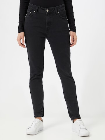 MUD Jeans Skinny Jeans 'Hazen' i svart: framsida