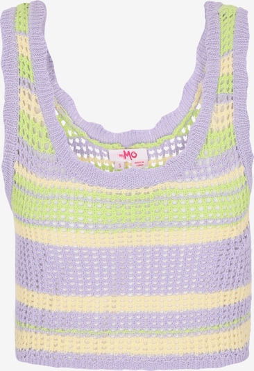 Megzta palaidinė be rankovių 'Spring Summer' iš MYMO, spalva – šviesiai geltona / šviesiai žalia / alyvinė spalva, Prekių apžvalga