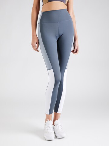 Skinny Pantalon de sport 'Cathy' Athlecia en bleu : devant