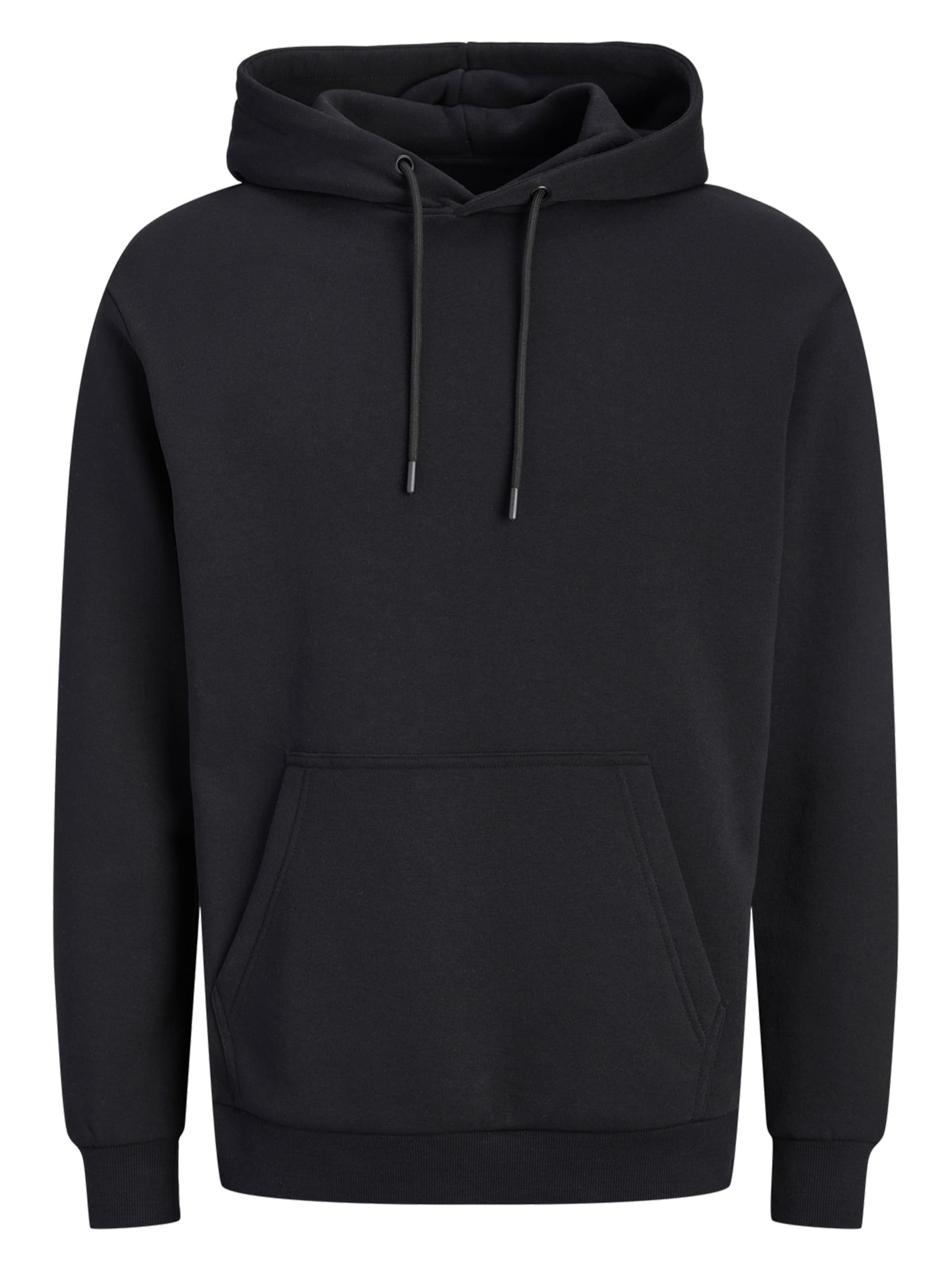 JACK & JONES Tréning póló 'Bradley' - fekete: elől