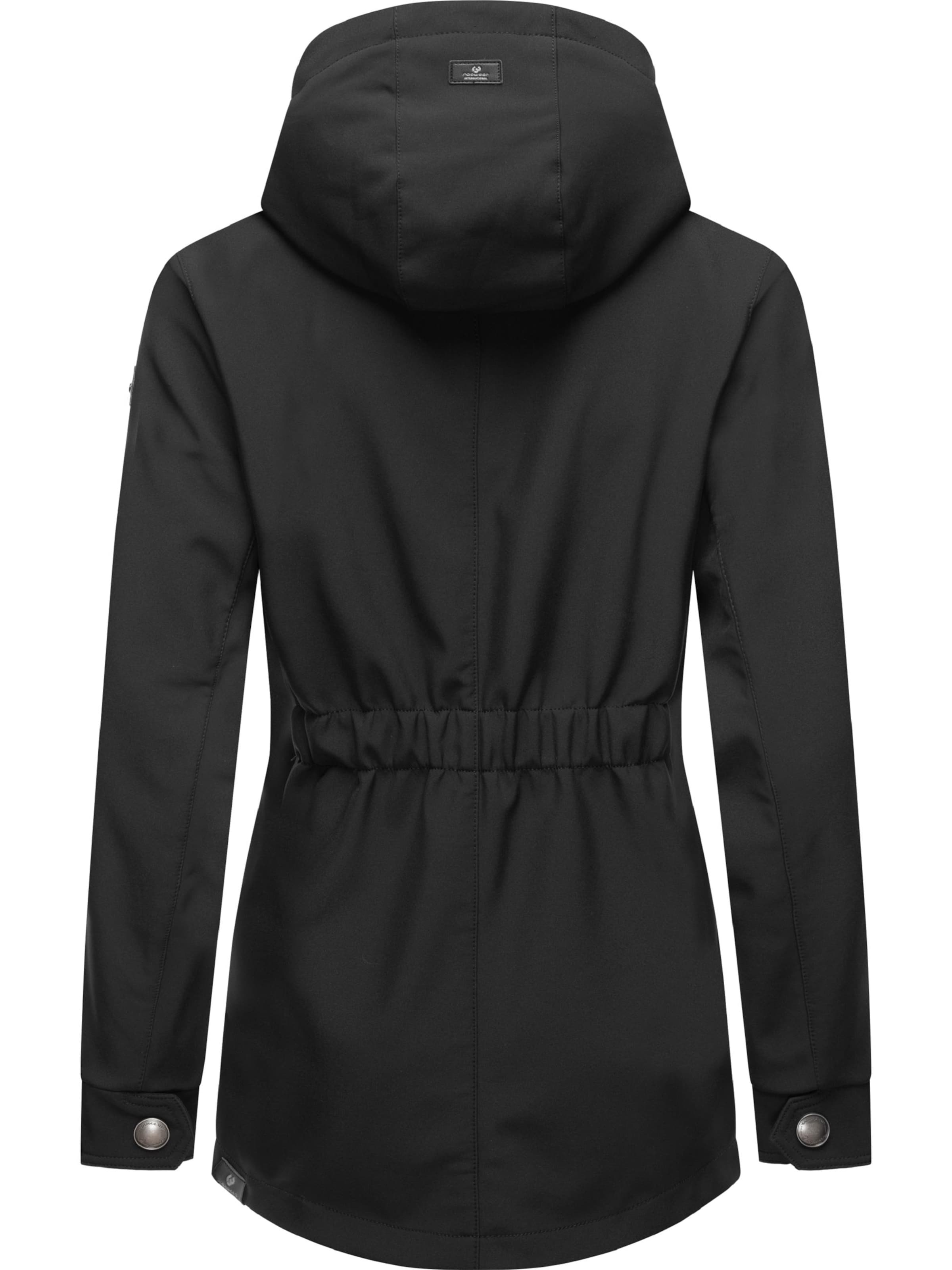 Ragwear Weatherproof jacket 'Monadde' in Black