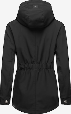 Ragwear Weatherproof jacket 'Monadde' in Black