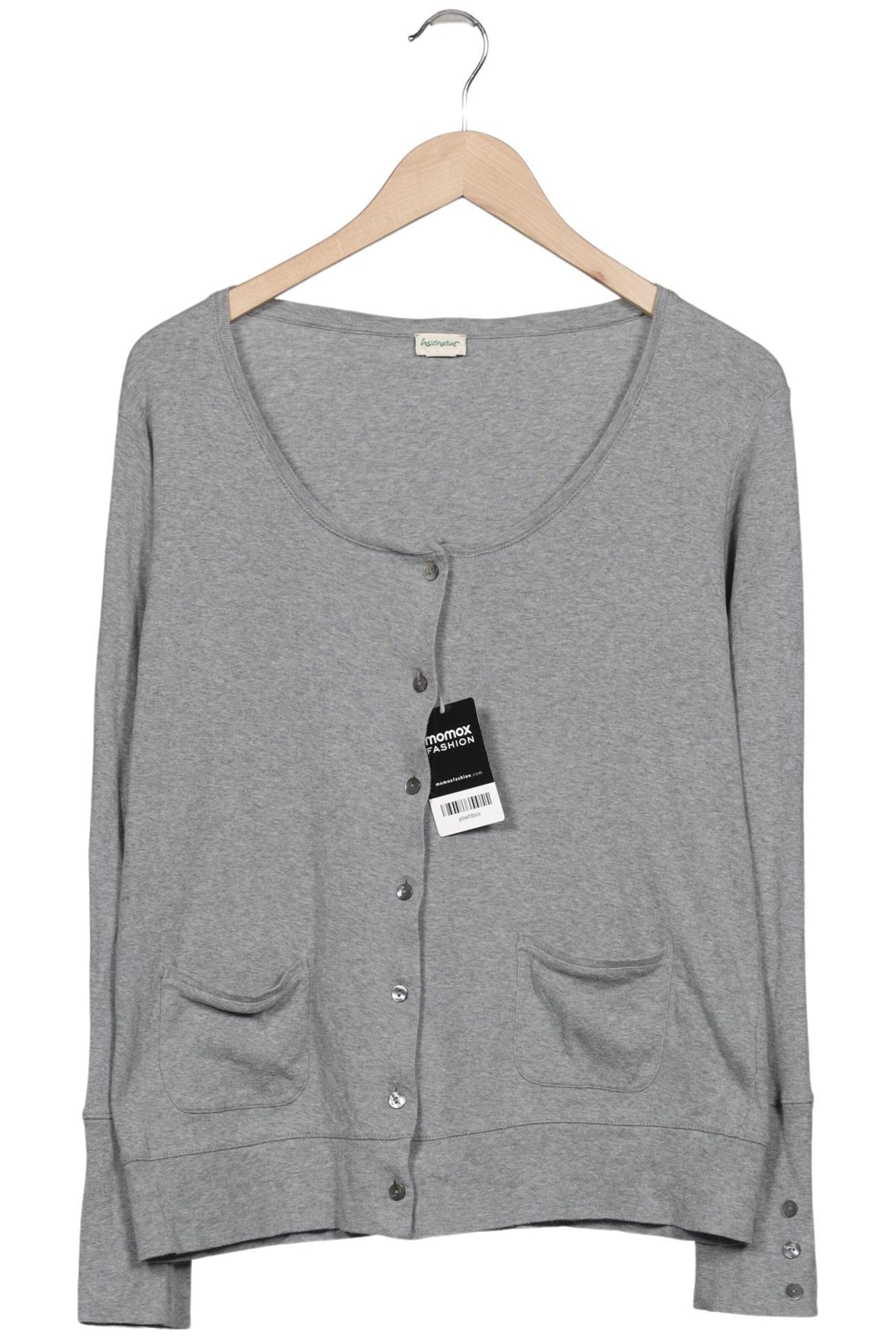 hessnatur Sweater & Cardigan in L in Grey: front