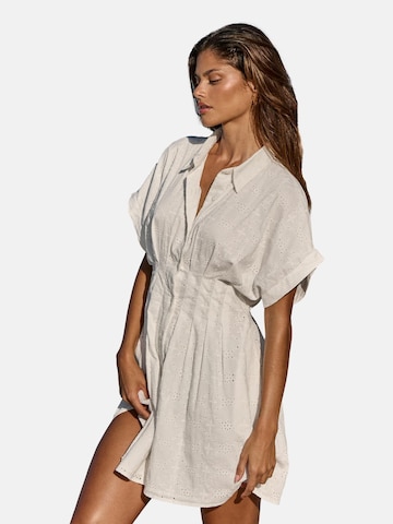 Lipsy Košeľové šaty - Biela: predná strana