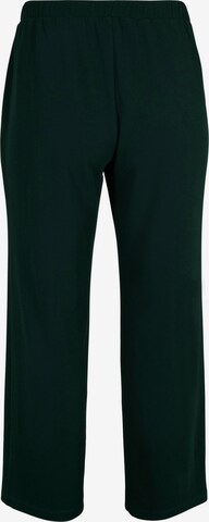 Zizzi Lużny krój Spodnie 'EADELYN' w kolorze zielony