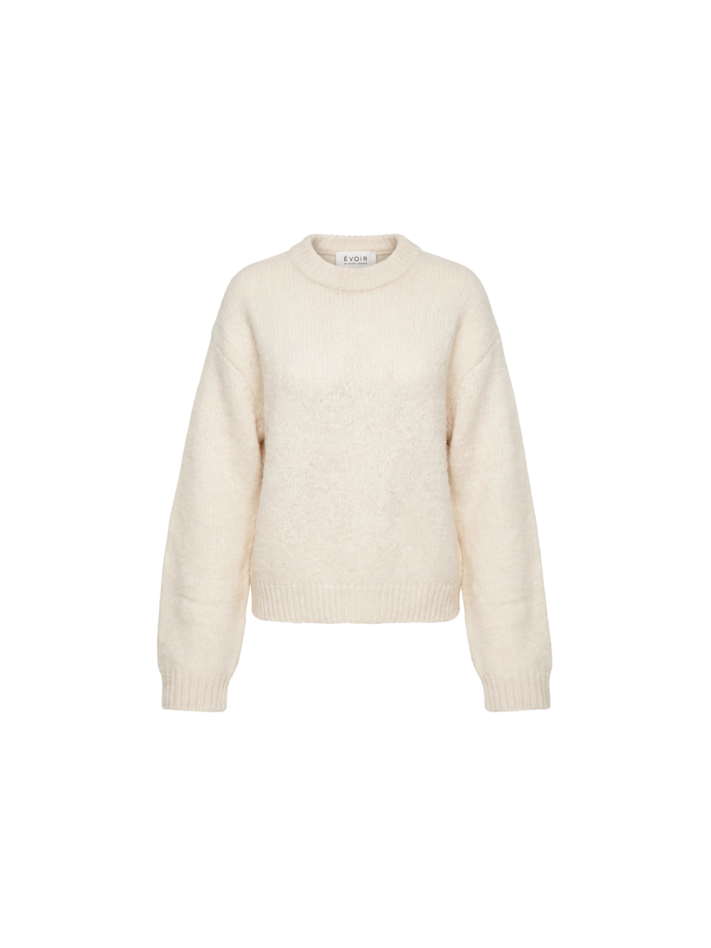 Pull-over ÉVOIR by Alena Gerber en blanc : devant