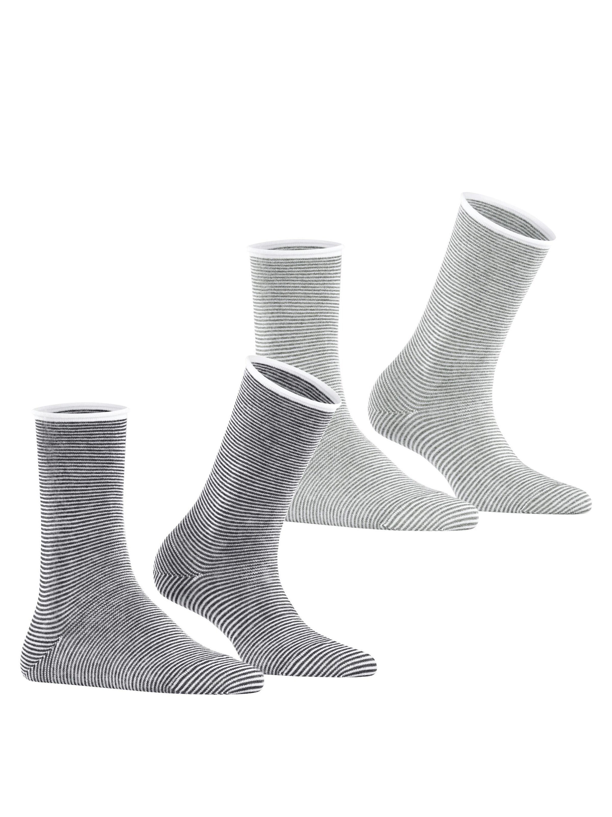 ESPRIT Socken 'Allover Stripe 2-Pack'‌‌‌‌‌‌‌‌‌ in Mischfarben