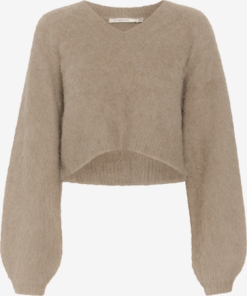 Gestuz Sweater 'Safi' in Brown: front