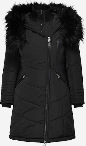 ONLY Carmakoma Winter Coat in Black: front