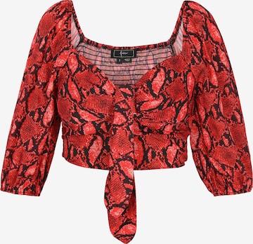 faina - Blusa en rojo: frente