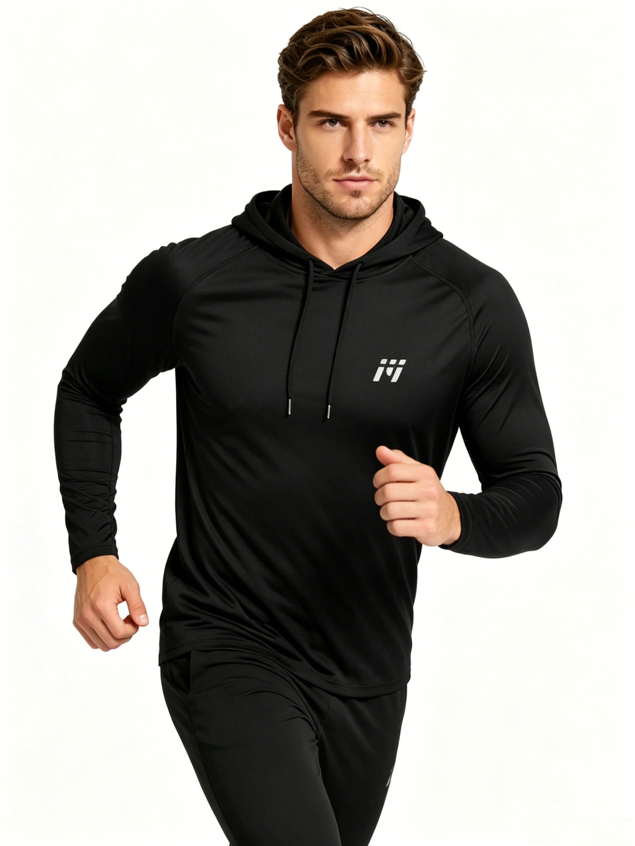 MEETWEE Sweatshirt 'Lightweight Sports Top' in Black
