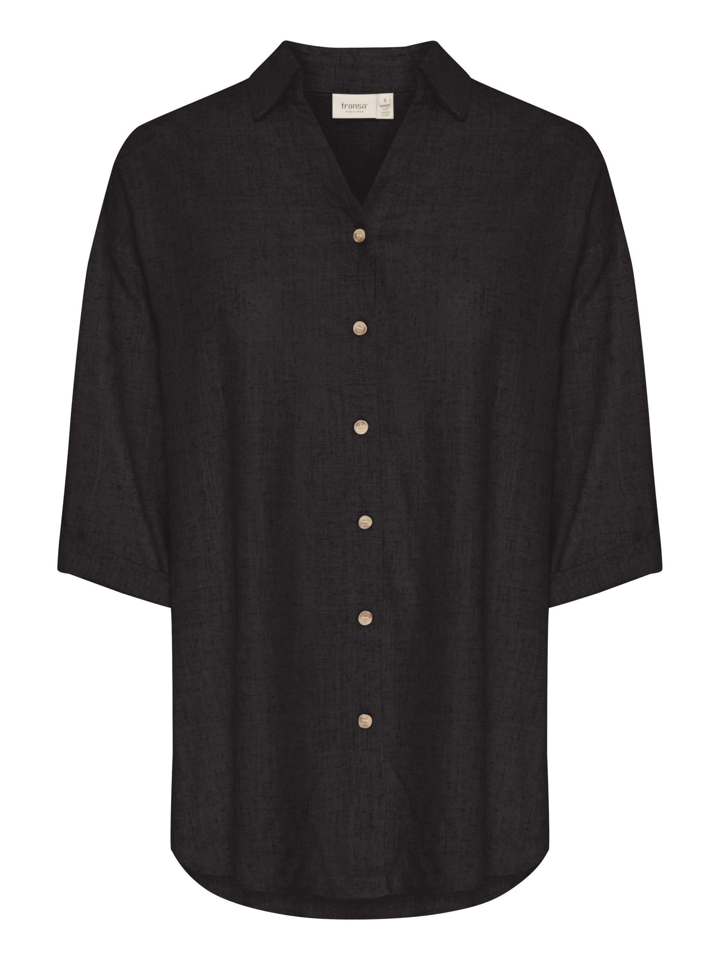 Chemisier 'FRJuna' Fransa en noir : devant