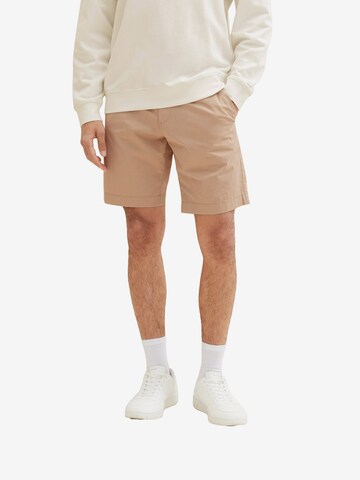 TOM TAILOR Regular Shorts in Braun: predná strana