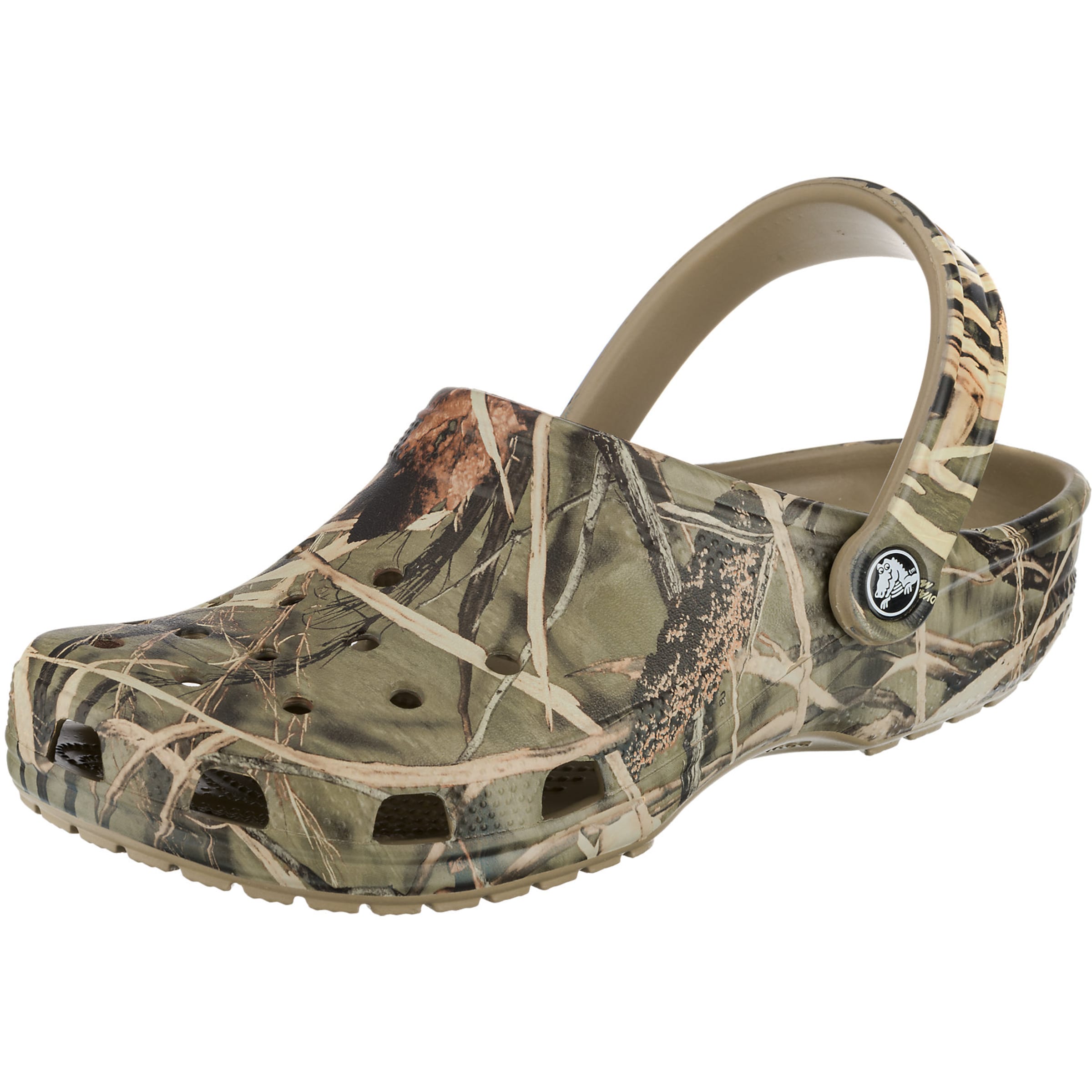 Crocs Puukengät & Crocs-jalkineet 'Classic Realtree' värissä vihreä: etupuoli