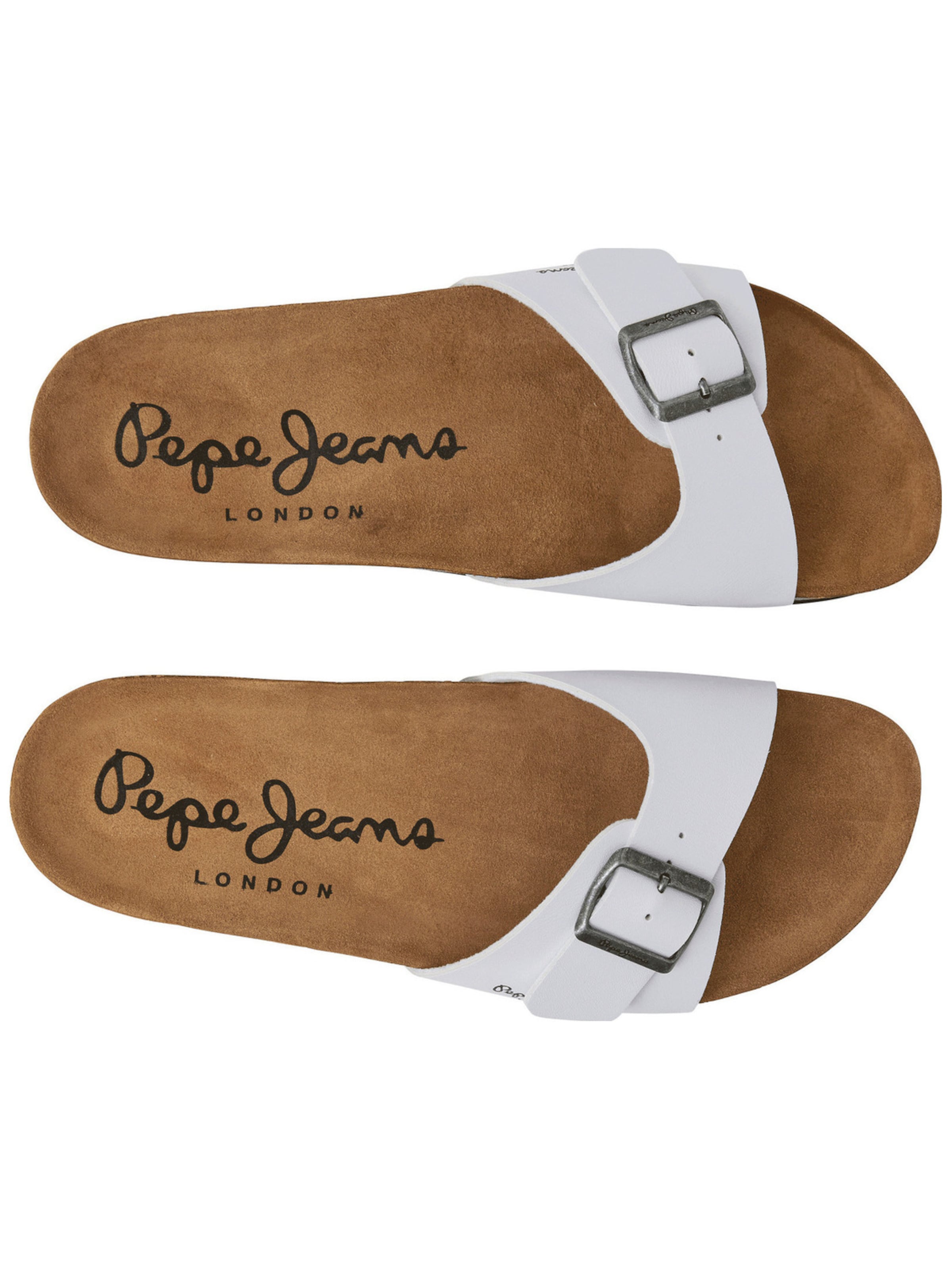 Zoccoletto 'Pepe Jeans Bio M Single Champion' di Pepe Jeans in bianco