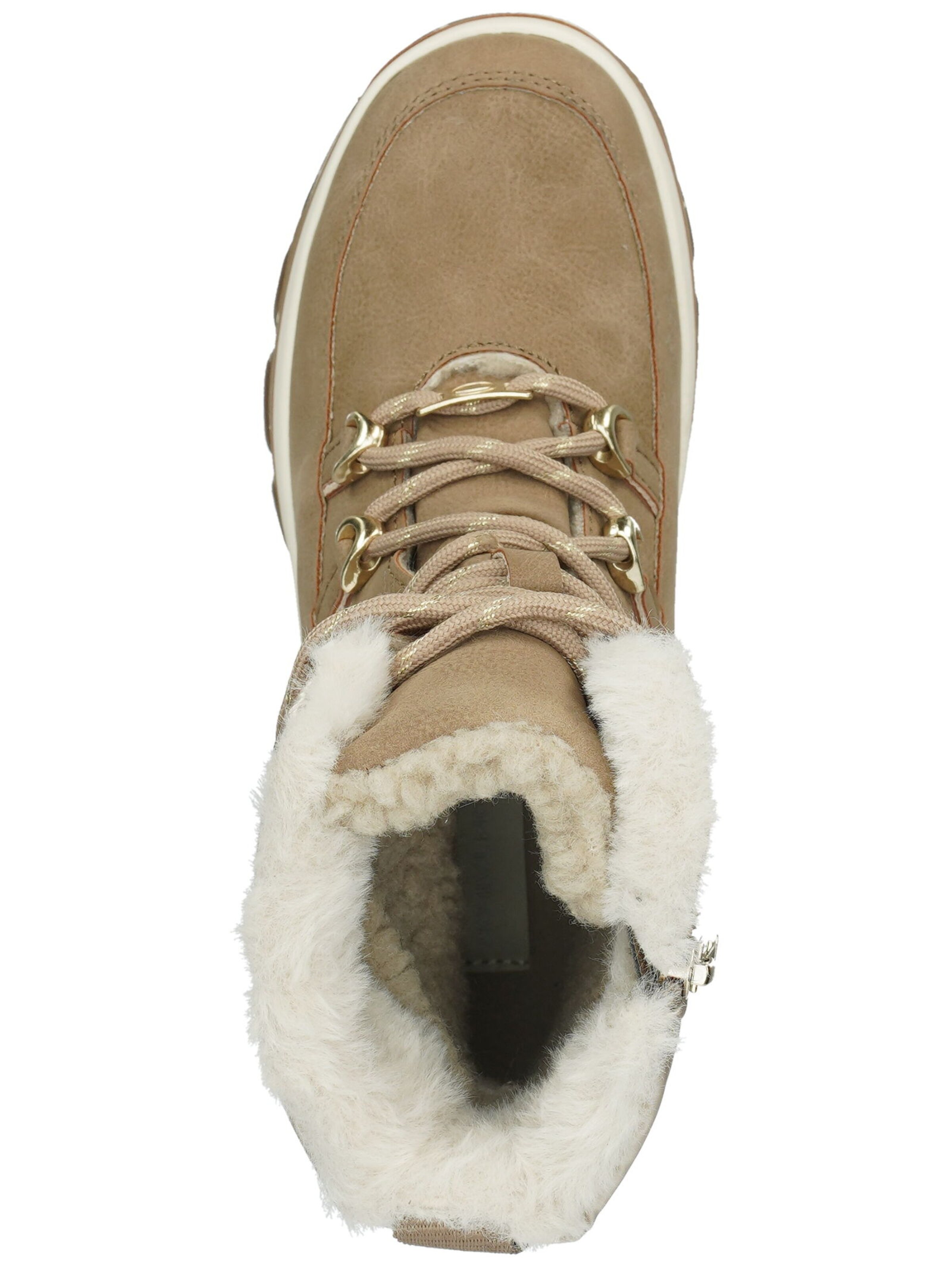 TOM TAILOR Snowboots in Beige