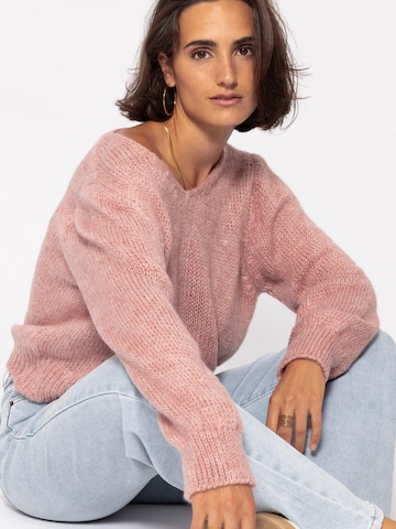 SASSYCLASSY Oversized Sweater in Pink
