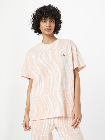 Tricou funcțional 'Truecasuals Graphic' de la ADIDAS BY STELLA MCCARTNEY pe roz: față