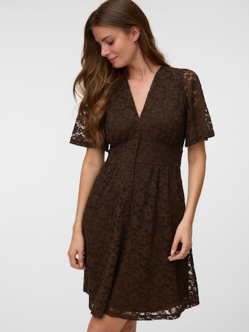 VERO MODA Jurk 'VMDea' in Bruin: voorkant