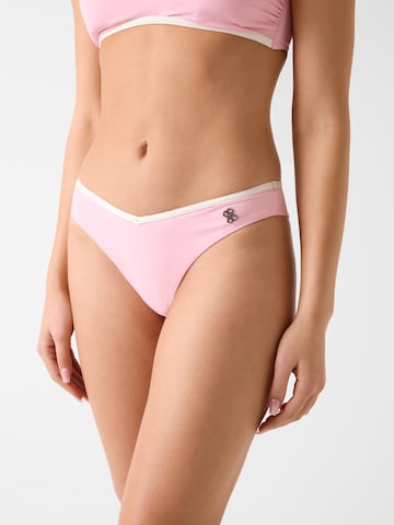 GUESS Bikini Bottoms in Pink: front