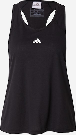 Sportiniai marškinėliai be rankovių 'Train Essentials' iš ADIDAS PERFORMANCE, spalva – juoda / balta, Prekių apžvalga