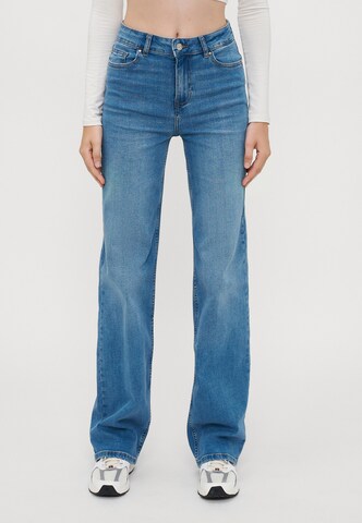 Only Tall Regular Jeans 'ONLLuna' in Blauw: voorkant