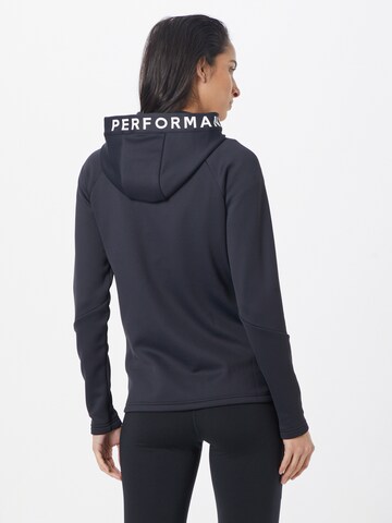 PEAK PERFORMANCE Athletic Zip-Up Hoodie in Black