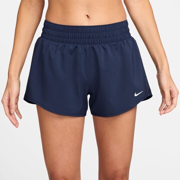 NIKE Regular Sportshorts 'One' in Blau: Vorderseite