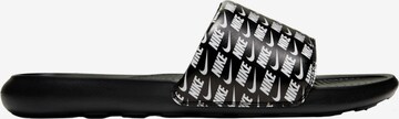 Nike Sportswear - Zapatos abiertos 'VICTORI ONE SLIDE PRINT' en negro
