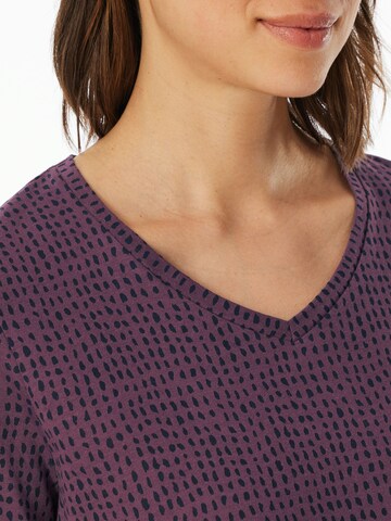 SCHIESSER Slaapshirt ' UNCOVER Nightwear ' in Lila