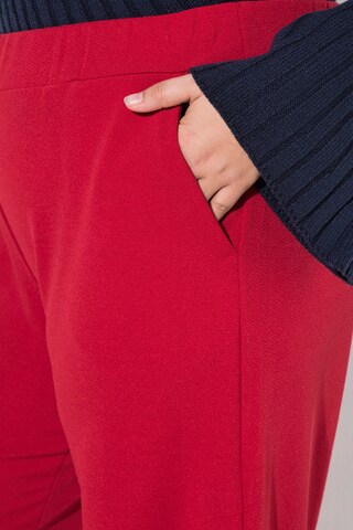 MIAMODA Loose fit Trousers in Red