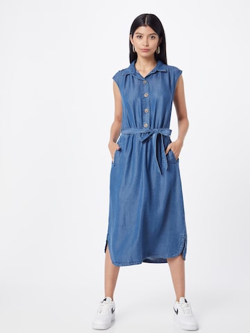 Esprit Collection Shirt Dress in Blue: front
