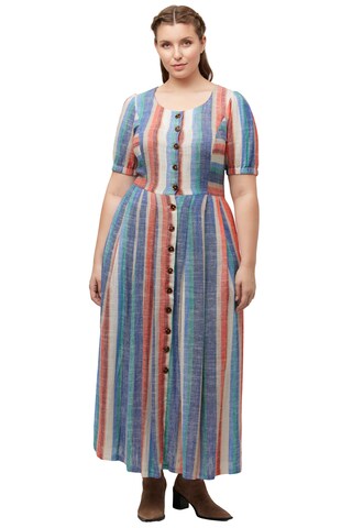 Ulla Popken Summer Dress in Blue: front