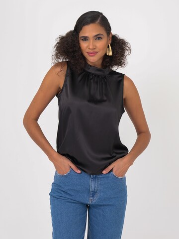 FRESHLIONS Blouse in Zwart: voorkant