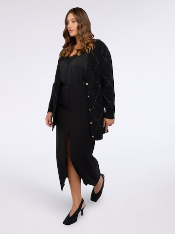 Fiorella Rubino Gebreid vest in Zwart