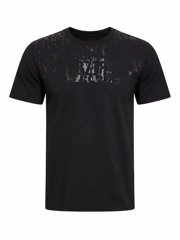 SCR. T-shirt 'SHAFIR' i svart: framsida