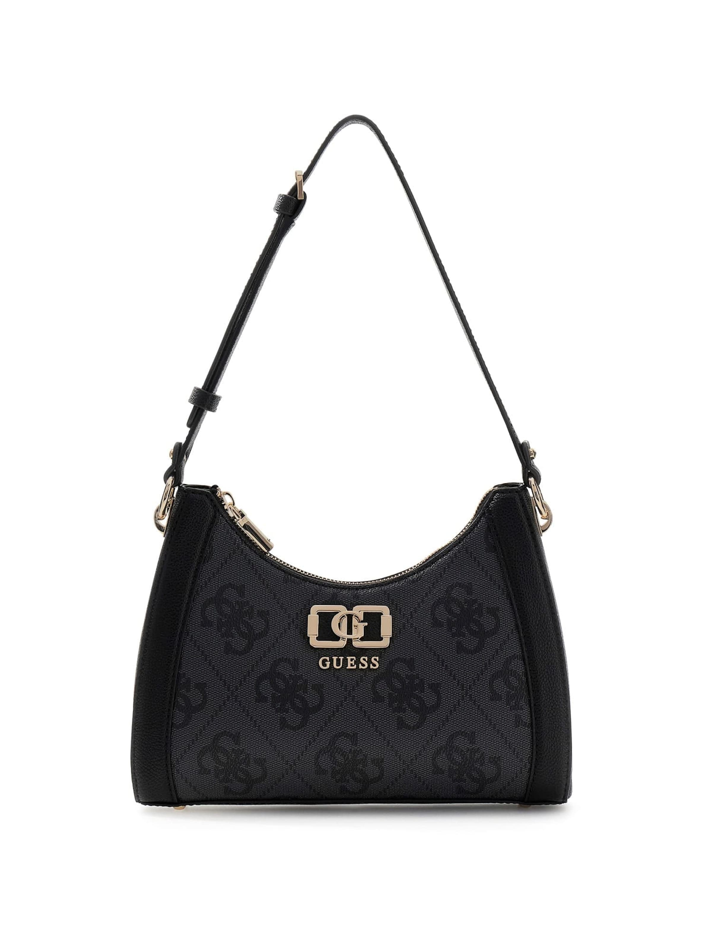 Sac bandoulière 'Karnilla' GUESS en noir : devant