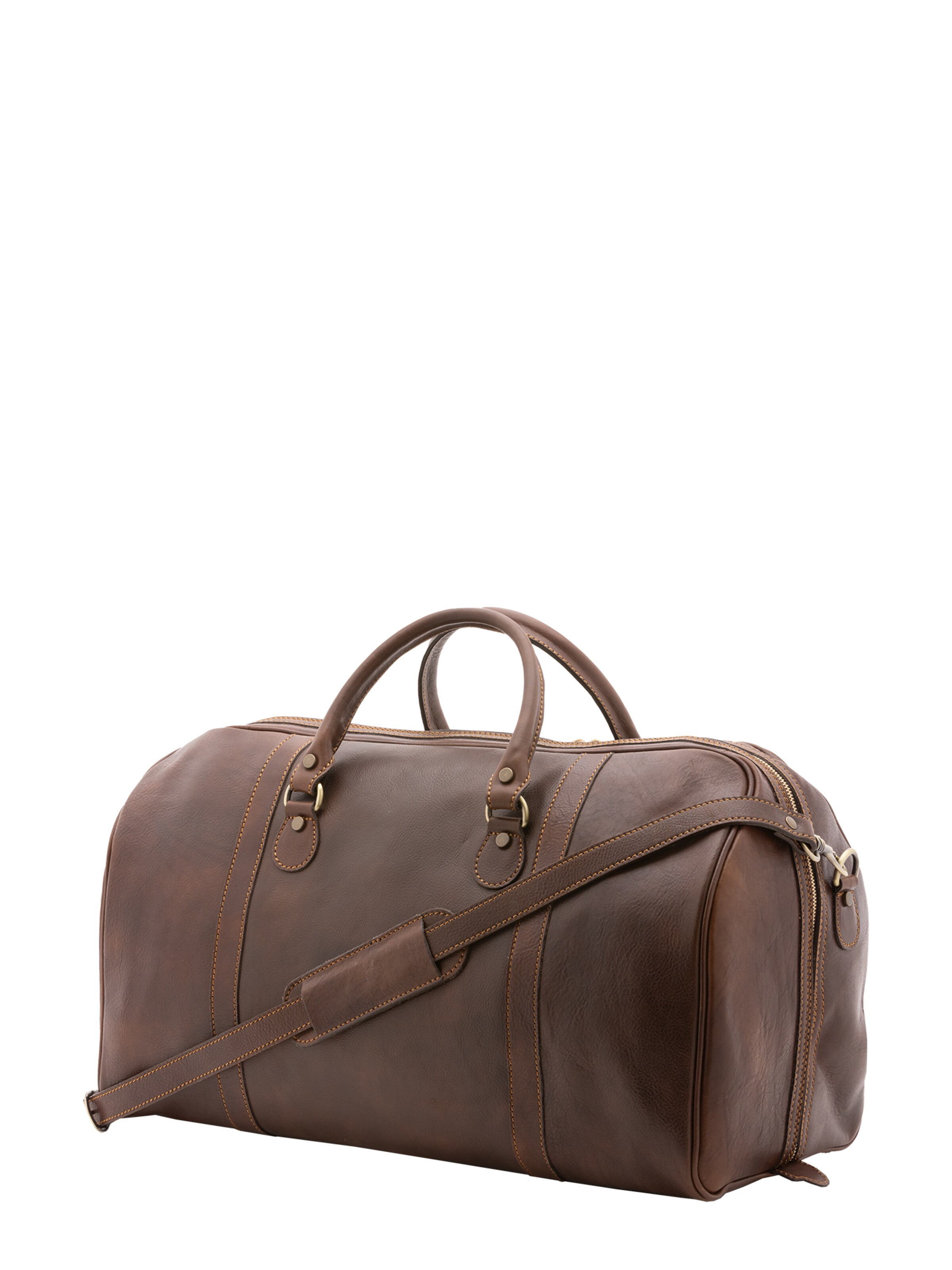 Viola Castellani Weekender in Braun: Vorderseite