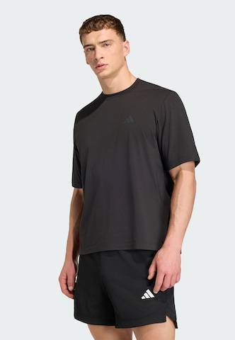 ADIDAS PERFORMANCE Functioneel shirt 'Essentials' in Zwart: voorkant