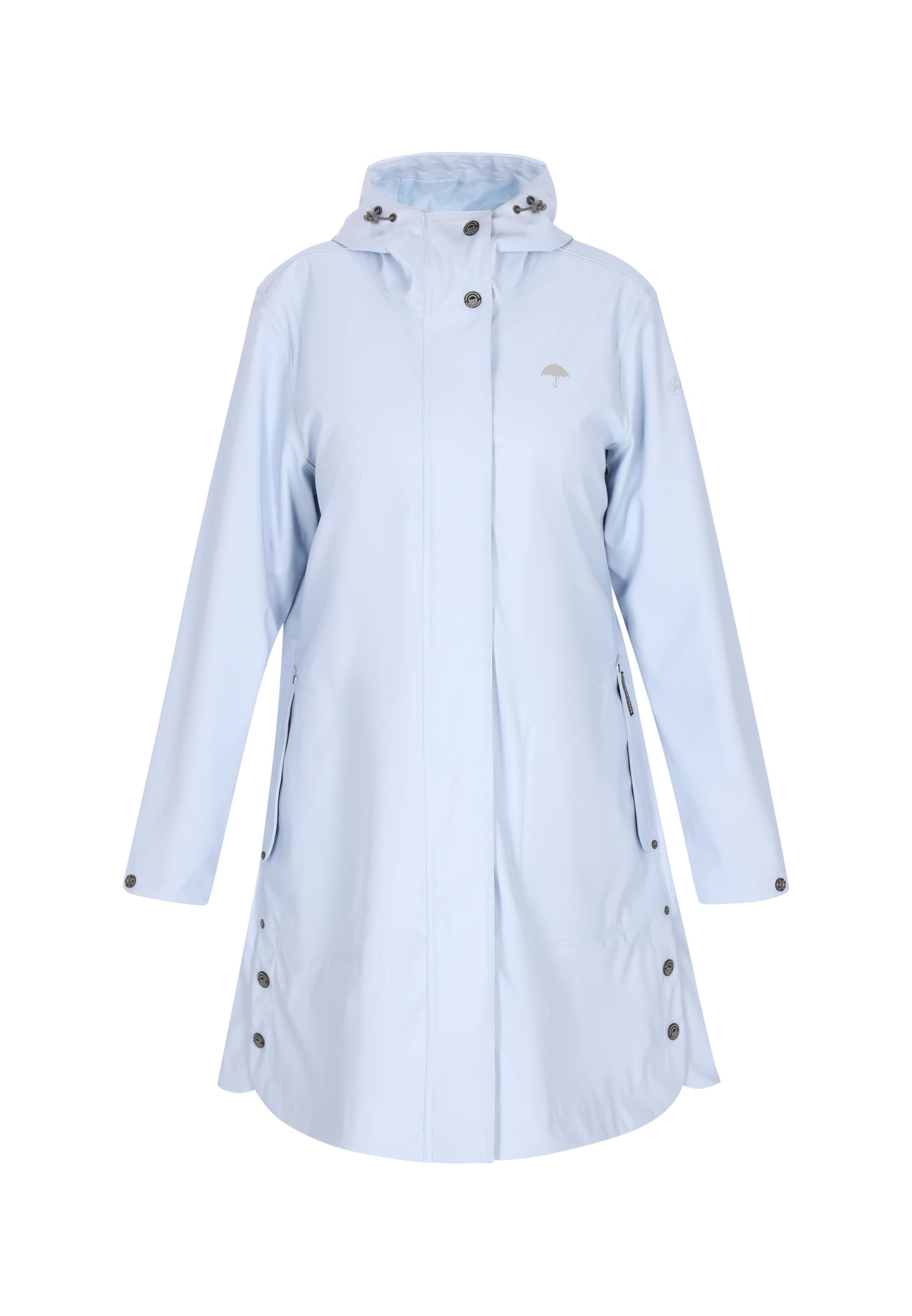 Schmuddelwedda - Abrigo funcional en azul: frente