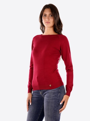 Pull-over 'Donna' Yes Zee en rouge