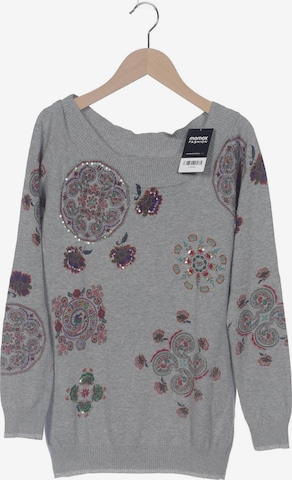 Desigual Pullover XL in Grau: Vorderseite