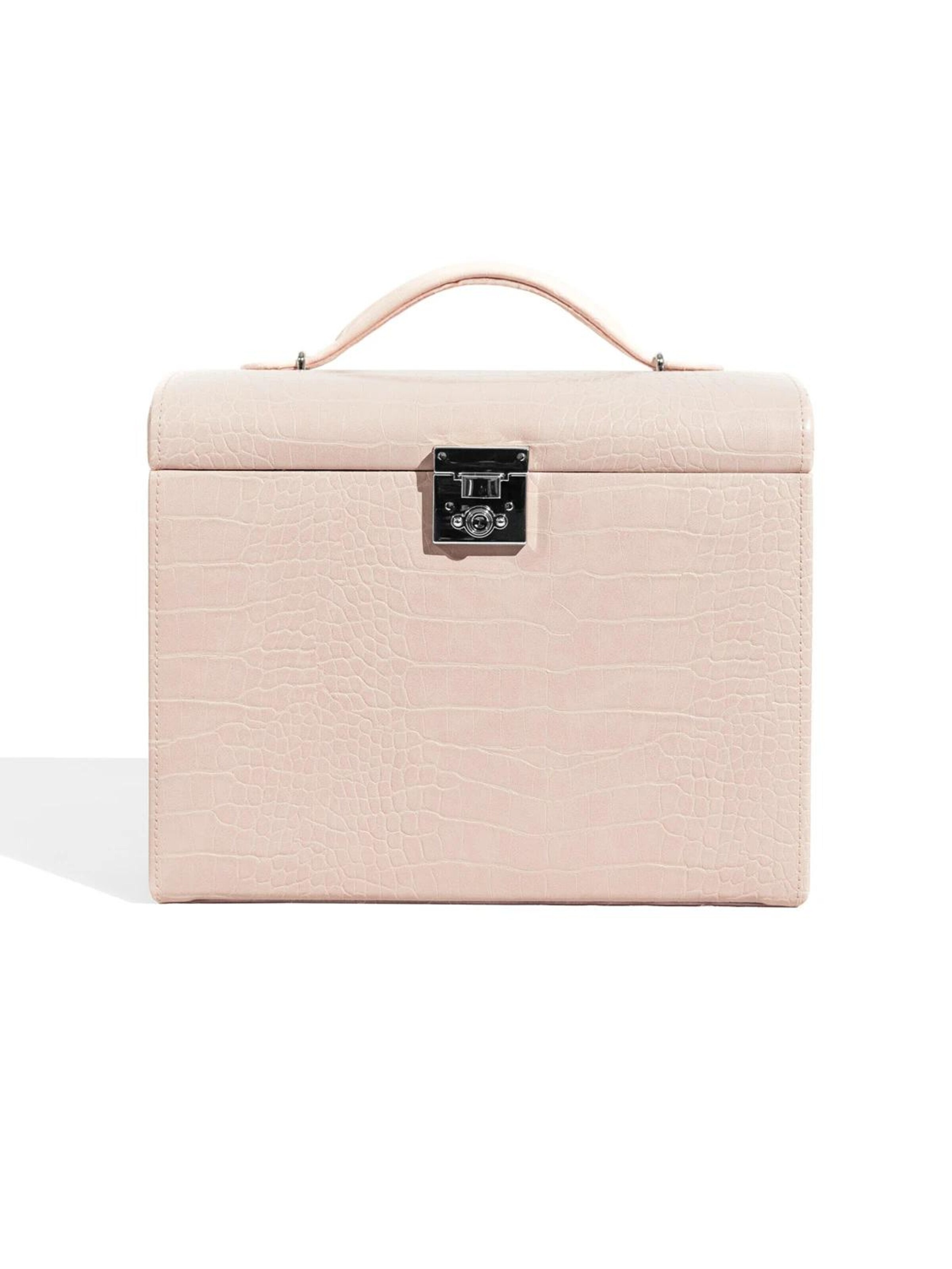 Friedrich23 Sieraden-bewaring 'Caiman Schmuckkasten gross' in Roze: voorkant