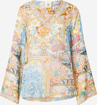 PRINCESS GOES HOLLYWOOD Bluza 'Frames' u svijetloplava / zlatno žuta / ružičasta / prljavo roza, Pregled proizvoda