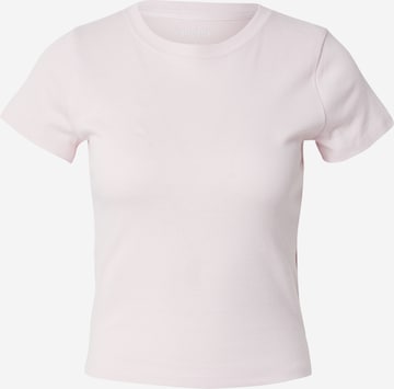 HOLLISTER Футболка в Ярко-розовый: спереди