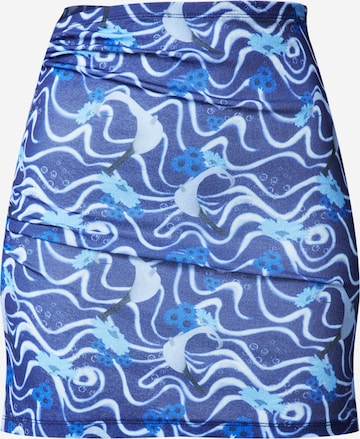 Nasty Gal Rok in Blauw: voorkant