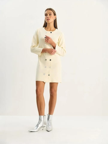 Abito in maglia di Bianco Lucci in bianco