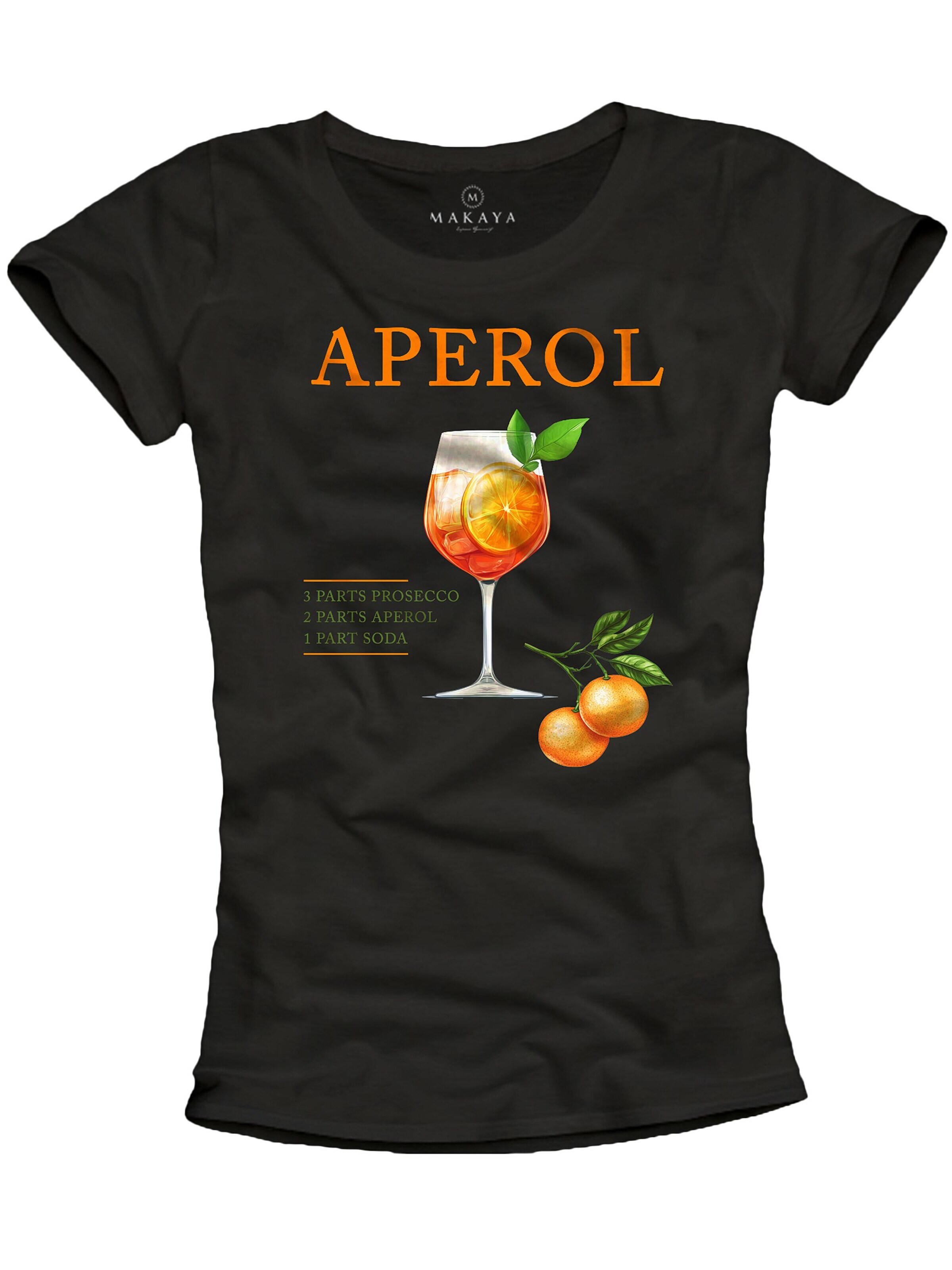 MAKAYA Shirt 'Aperoli' in Black: front