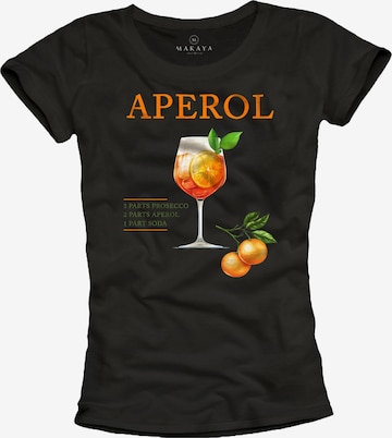 MAKAYA Shirt 'Aperoli' in Black: front