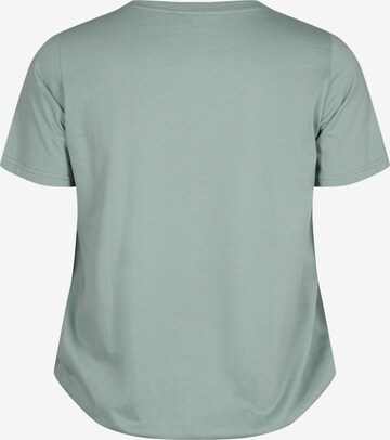 Zizzi T-Shirt 'Donna' in Grün